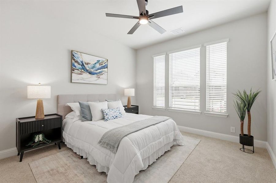 Furnished interior view inside a new home in Union Park, Little Elm (Image 17). Furnished interior view inside a new home in Union Park, Little Elm (Image 17).