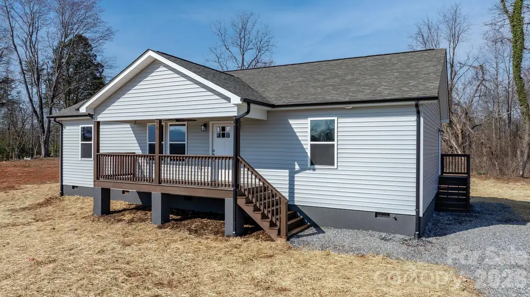 Exterior details and patio area of a home in , Morganton (Image 15).