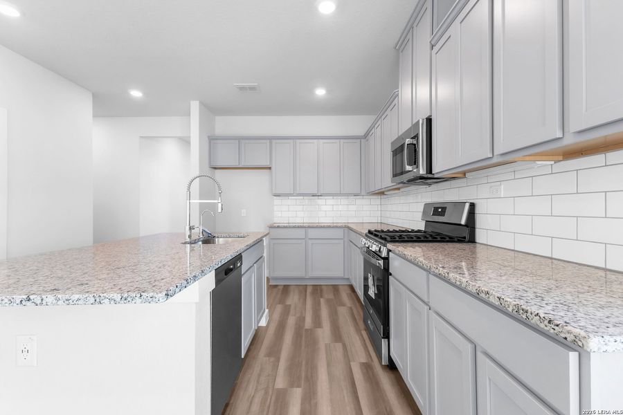 Furnished interior view inside a new home in , San Antonio (Image 7).