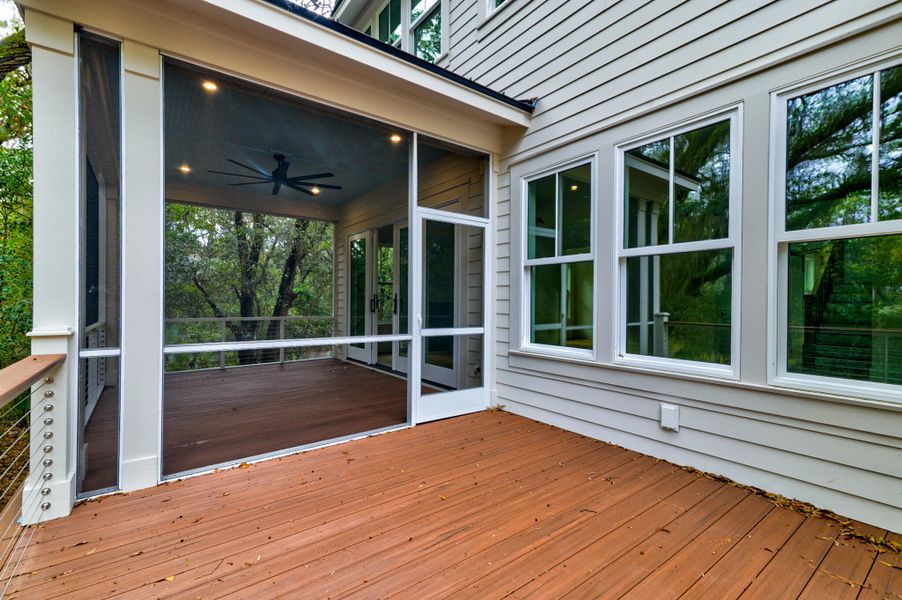 Exterior details and patio area of a home in , Seabrook Island (Image 31).