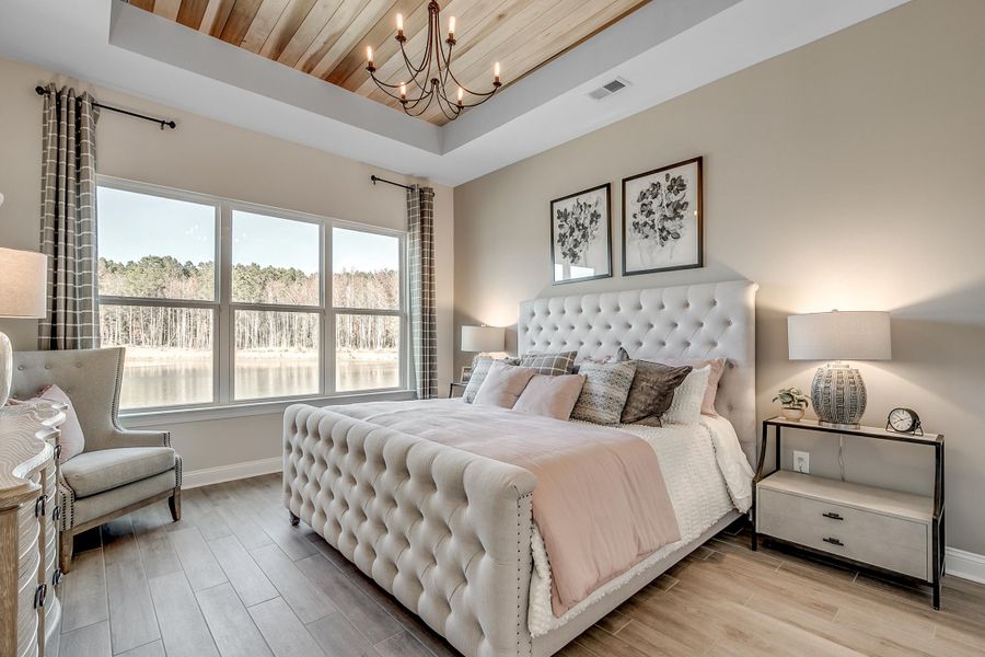 Furnished interior view inside a new home in The Oaks, Goose Creek (Image 22).