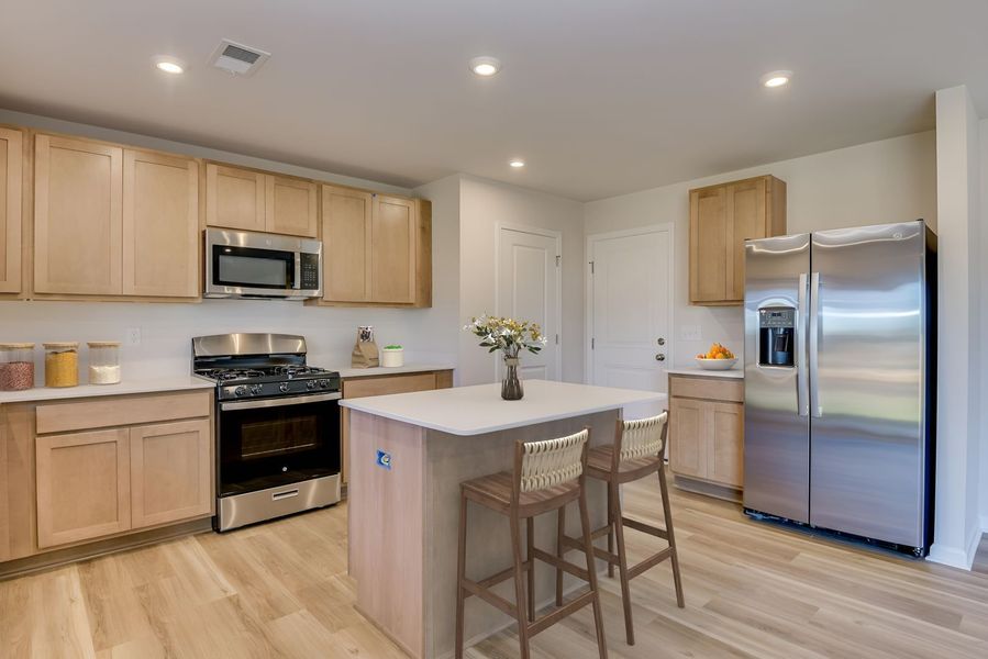 Furnished interior view inside a new home in Essence at Victorywoods Village, Columbia (Image 11).