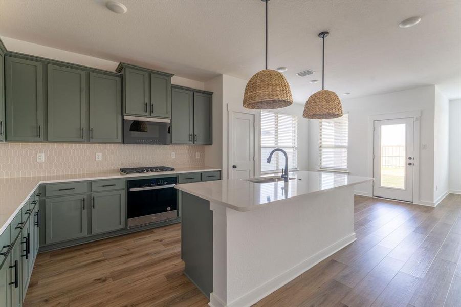 Furnished interior view inside a new home in Prairie Ridge at Goodland, Midlothian (Image 5).