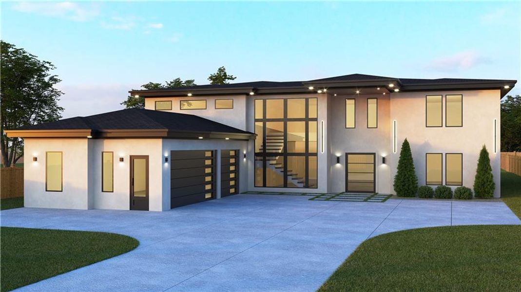 Front exterior of a new home in , Loganville, GA, highlighting curb appeal (Image 3).