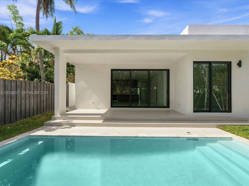 Exterior details and patio area of a home in , Miami (Image 26). Exterior details and patio area of a home in , Miami (Image 26).