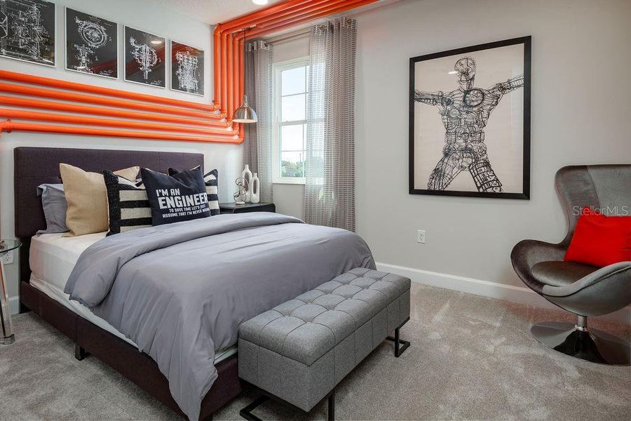 Furnished interior view inside a new home in Ravencliffe, Oviedo (Image 26).