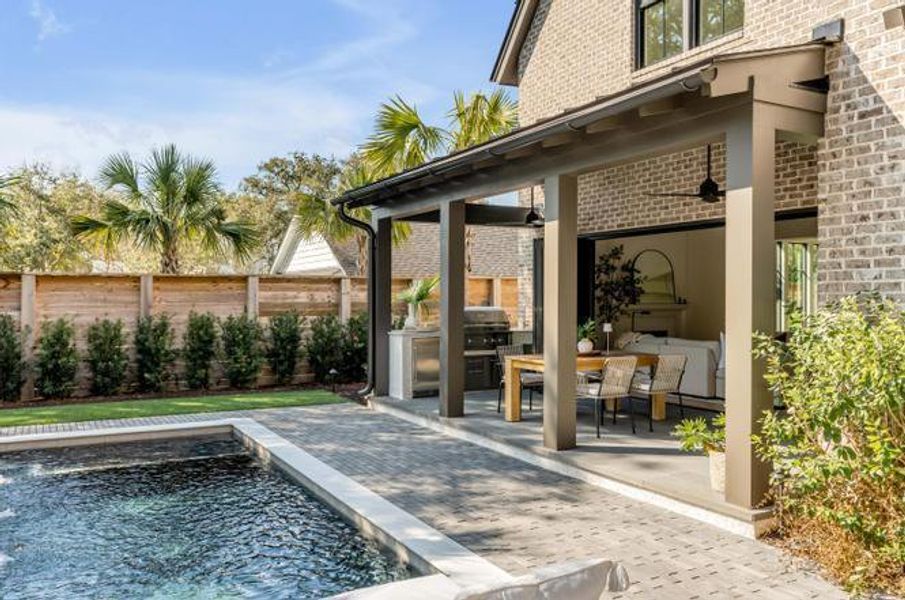 Exterior details and patio area of a home in , Mount Pleasant (Image 38).
