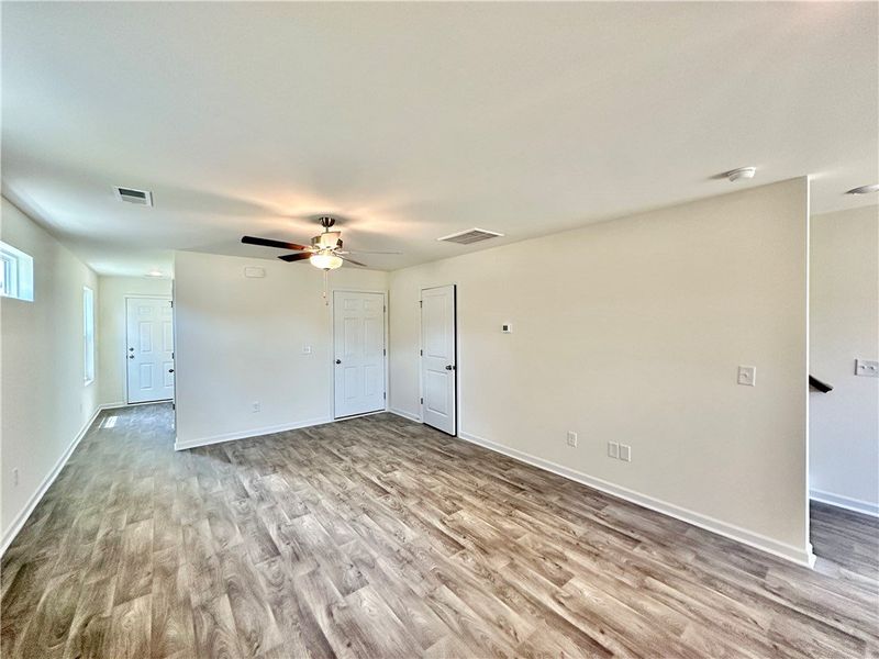Spacious, unfurnished interior of a new home in Champions Village at Cherry Hill, Pendleton (Image 14).