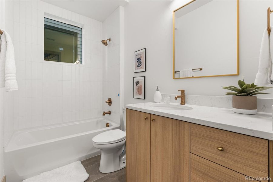 Furnished interior view inside a new home in , Denver (Image 8).