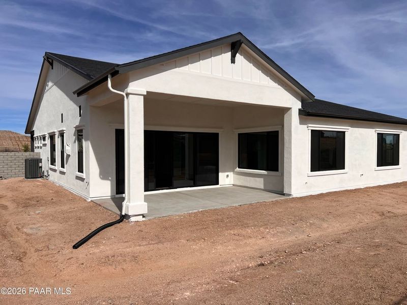 Exterior details and patio area of a home in Hidden Hills, Prescott (Image 21).