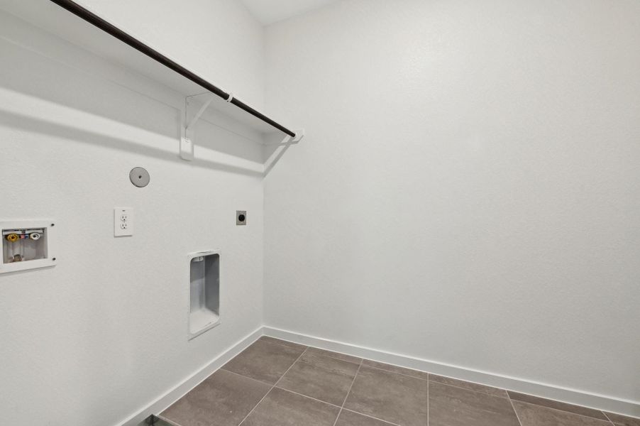 Photo is not of the actual home, but is an inspirational photo of builder’s model home and may depict options, furnishings, and/or decorator features that are not included