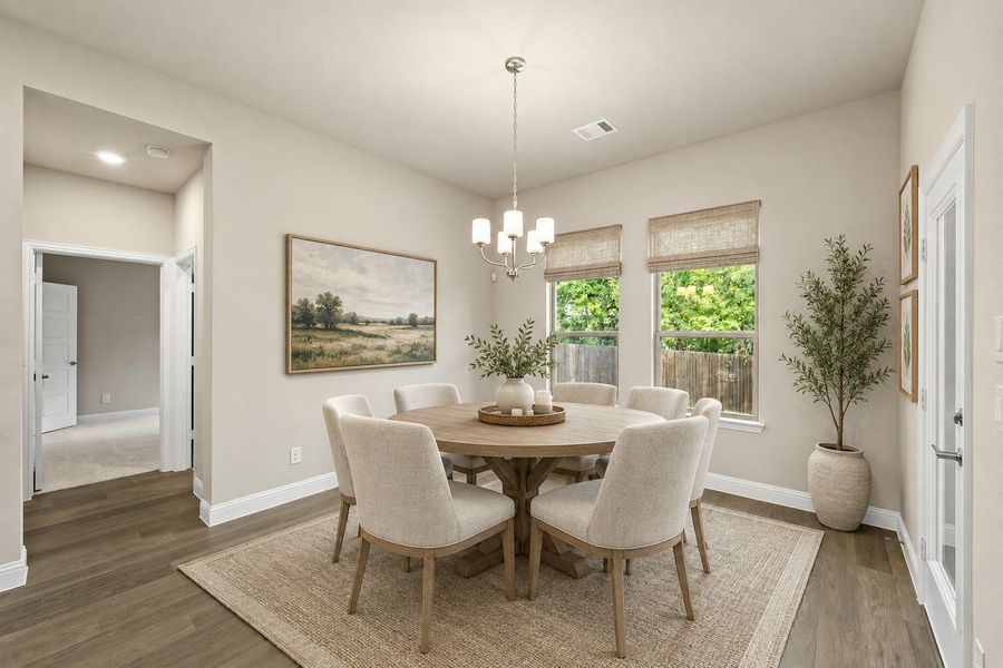 Furnished interior view inside a new home in Kentsdale Farms, DeSoto (Image 8).