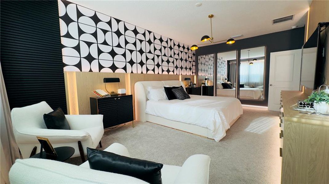 Furnished interior view inside a new home in Harvest at Ovation, Winter Garden (Image 30).