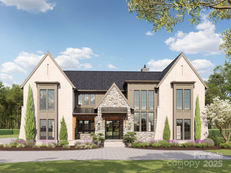 Front exterior of a new home in , Charlotte, NC, highlighting curb appeal (Image 3).