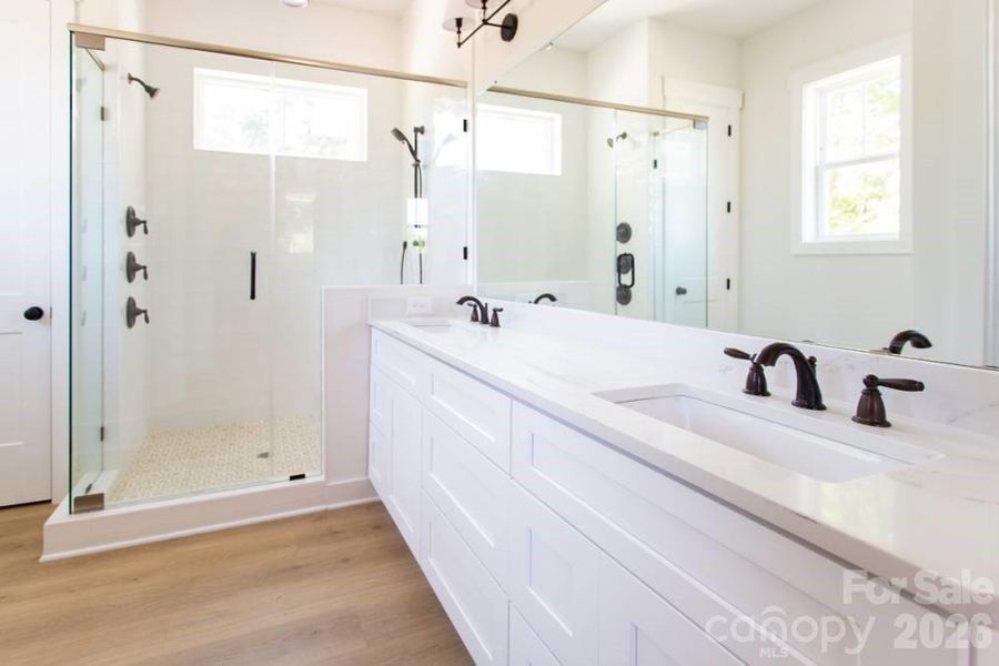 Furnished interior view inside a new home in , Weddington (Image 13).