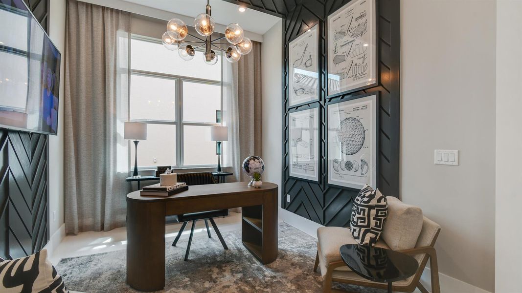 Furnished interior view inside a new home in Mosaic, Port St. Lucie (Image 14).