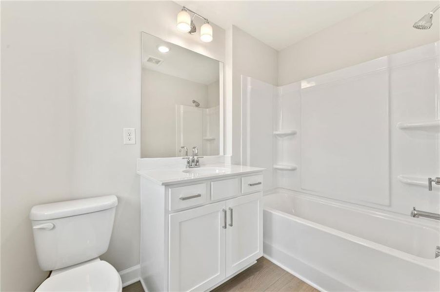 Furnished interior view inside a new home in Townes at South Main, Kennesaw (Image 4).