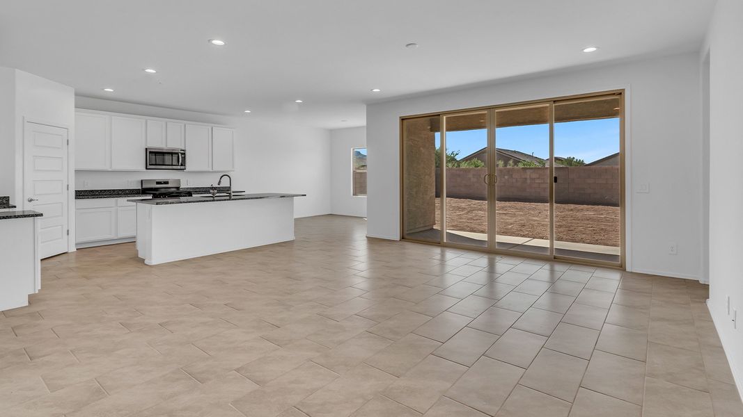 Representative furnished interior of a home built from the Pearl by D.R. Horton in Saguaro Bloom, Marana (Image 6).