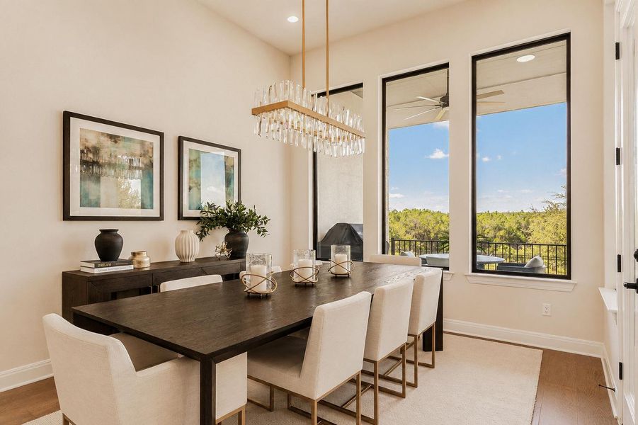 Furnished interior view inside a new home in , Dripping Springs (Image 7).
