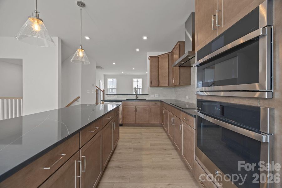 Furnished interior view inside a new home in The River District Townhomes, Charlotte (Image 4).