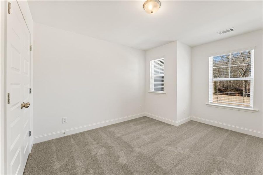 Spacious, unfurnished interior of a new home in Mulberry Summit, Flowery Branch (Image 17). Spacious, unfurnished interior of a new home in Mulberry Summit, Flowery Branch (Image 17).