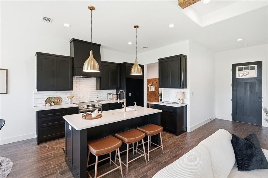 Furnished interior view inside a new home in , Tolar (Image 12).