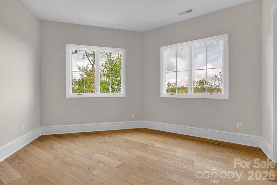 Main-level 2nd office with attached bath