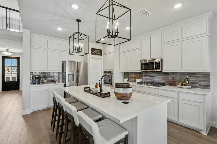 Furnished interior view inside a new home in Westside Preserve, Midlothian (Image 29).