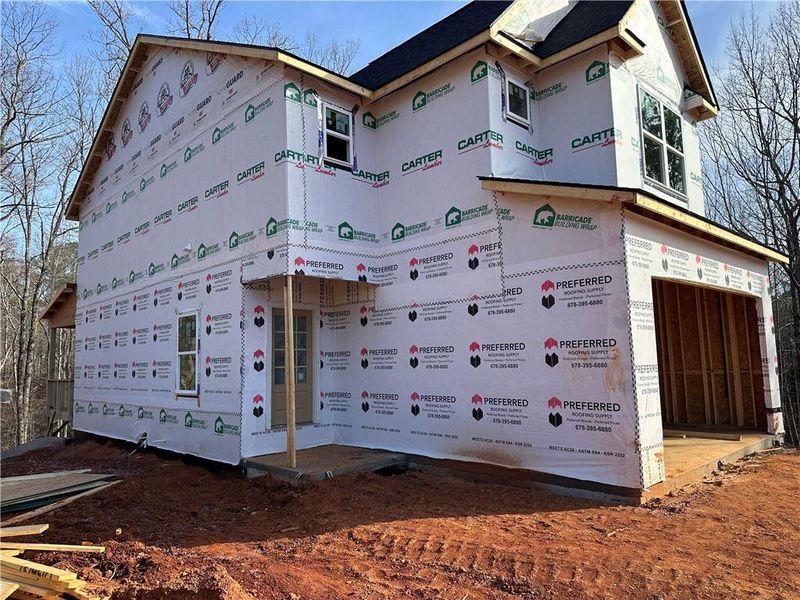 In-progress construction of a new home in , Braselton, GA (Image 12).