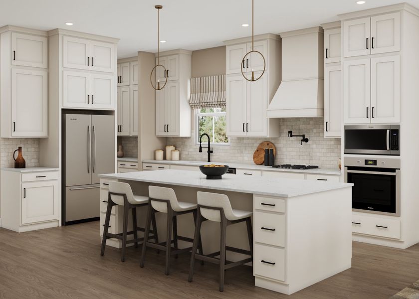 Representative furnished interior of a home built from the Yonah by Beazer Homes in Estates at Daves Creek, Cumming (Image 6).