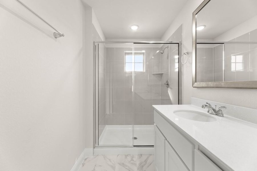 Front exterior of a new home in Main Street Village, Mansfield, TX, highlighting curb appeal (Image 24). Front exterior of a new home in Main Street Village, Mansfield, TX, highlighting curb appeal (Image 24).