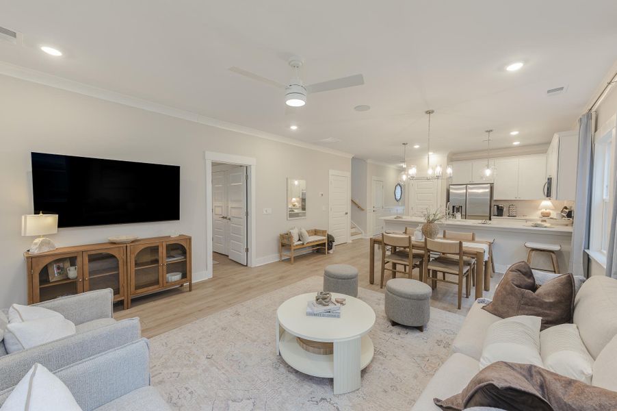 Furnished interior view inside a new home in Founder's Park, Summerville (Image 7).