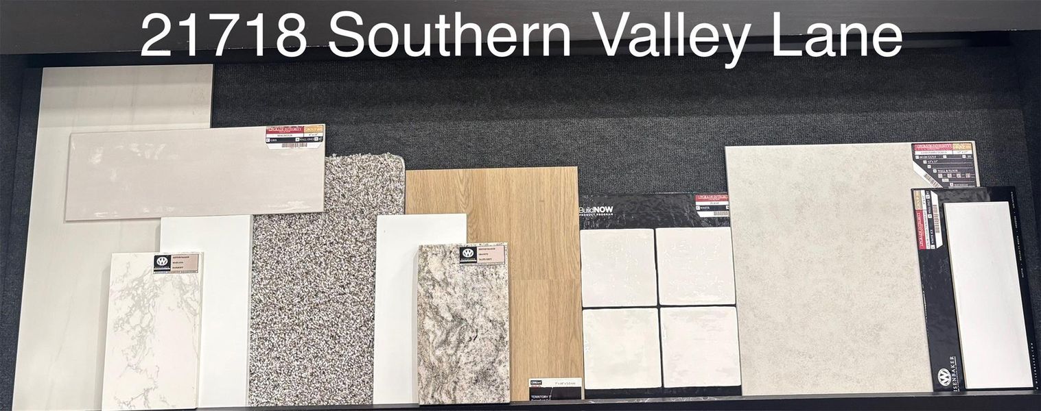 Sample of building materials used in homes in Harrington Trails, New Caney (Image 17).