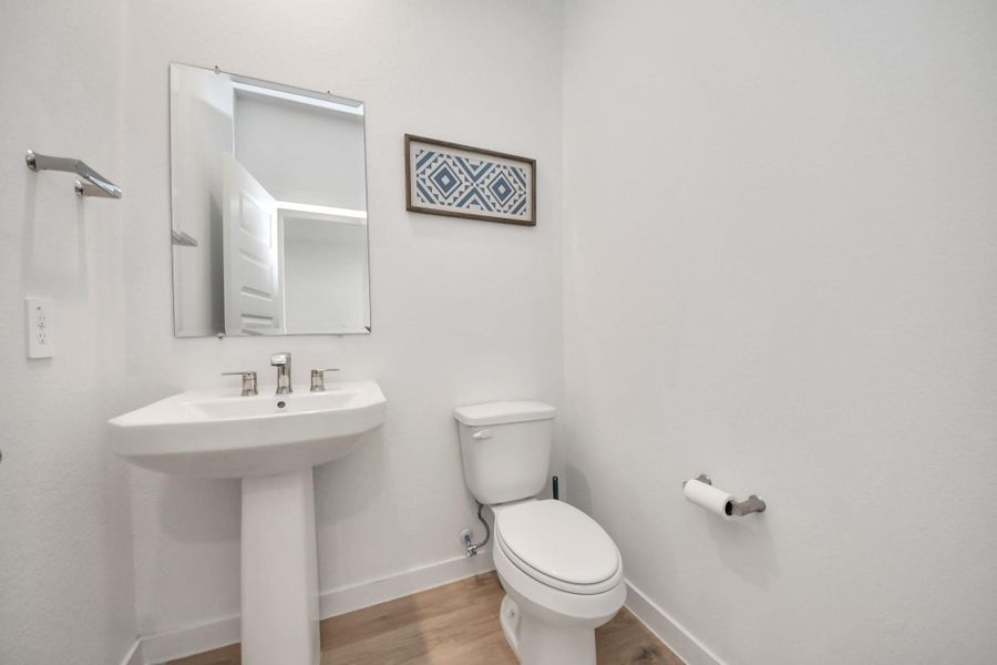 Half bath on the first floor Half bath on the first floor