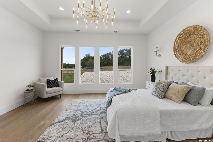 Furnished interior view inside a new home in , Bulverde (Image 35).