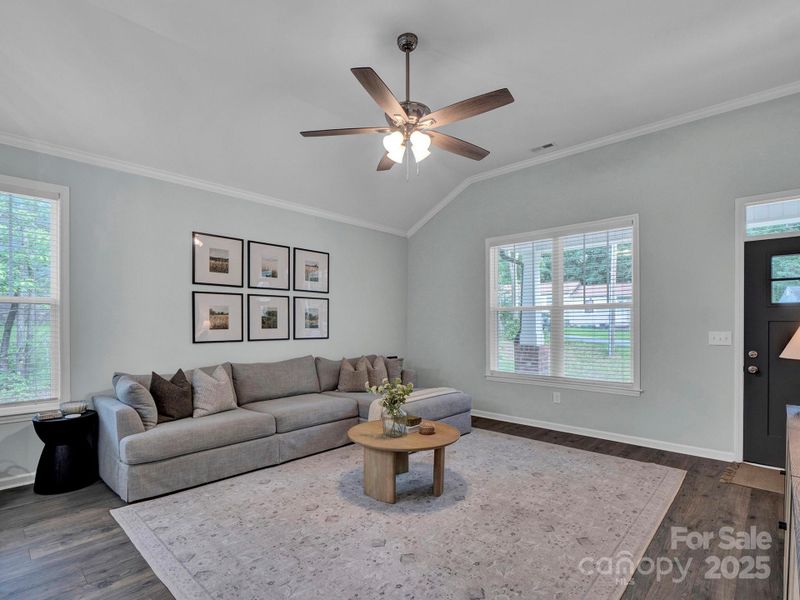 Furnished interior view inside a new home in , Stanley (Image 7).