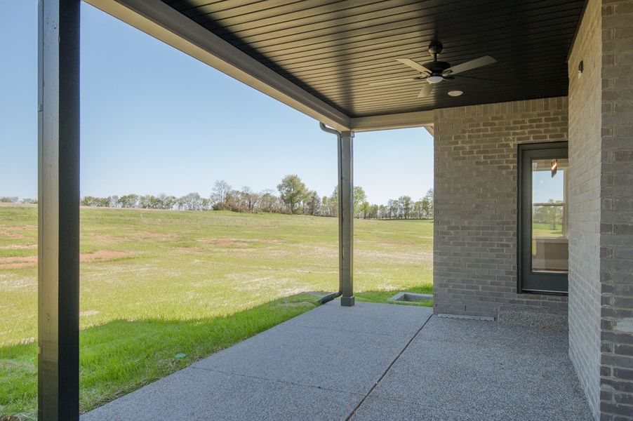 Exterior details and patio area of a home in Whisper Hill, Wendell (Image 34).