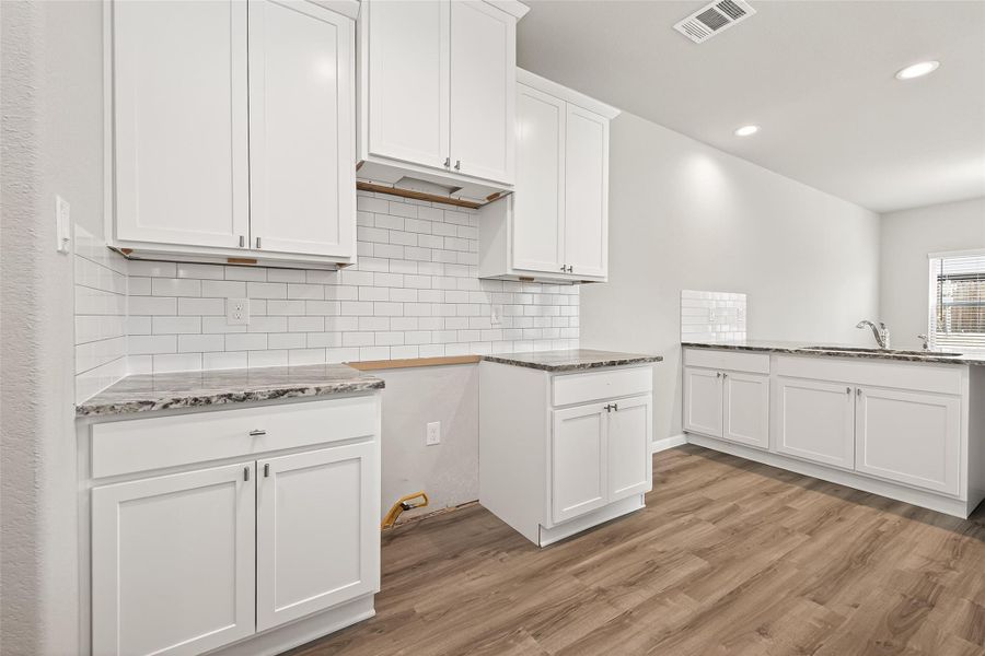 Furnished interior view inside a new home in Woodland Lakes, Houston (Image 6).