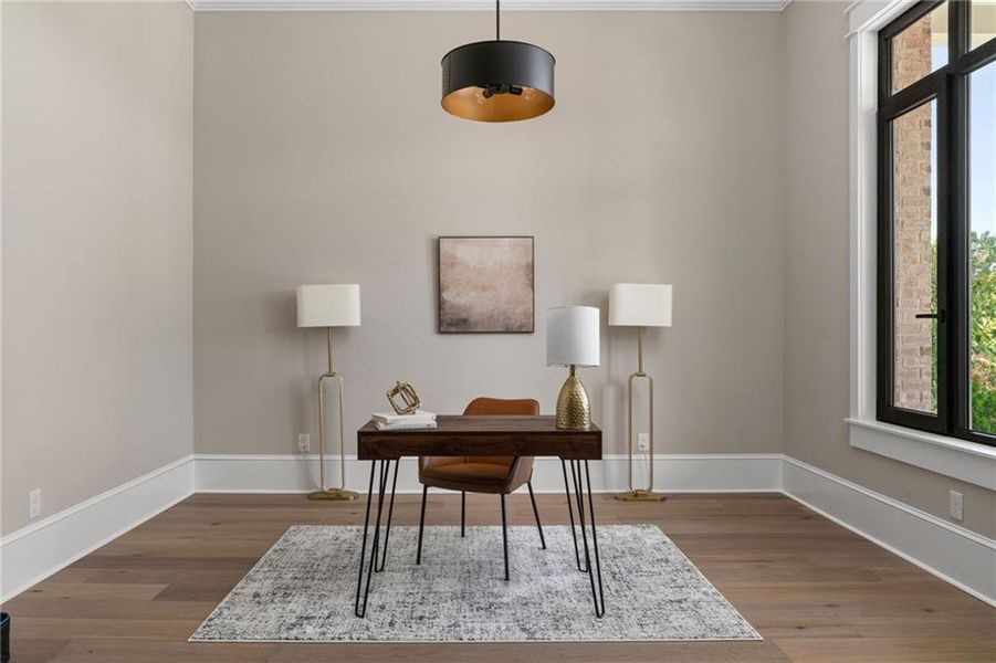 Furnished interior view inside a new home in , Canton (Image 18).