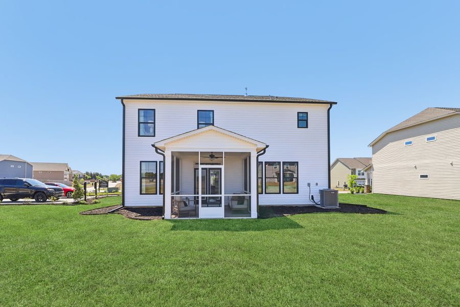 Representative exterior details of a home built from the Bradley II by Great Southern Homes in Sedona, Greenville (Image 53).
