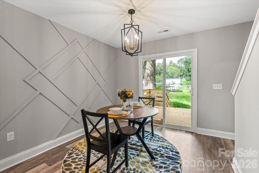 Furnished interior view inside a new home in , Kannapolis (Image 13).