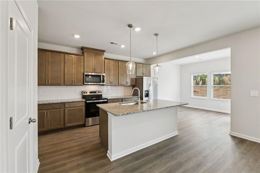 Furnished interior view inside a new home in Hawthorne Station, College Park (Image 3).