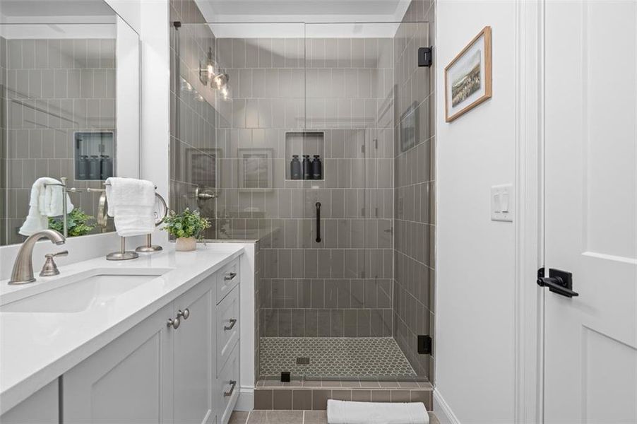 Furnished interior view inside a new home in Foxhall Residences, Douglasville GA, Douglasville (Image 22).