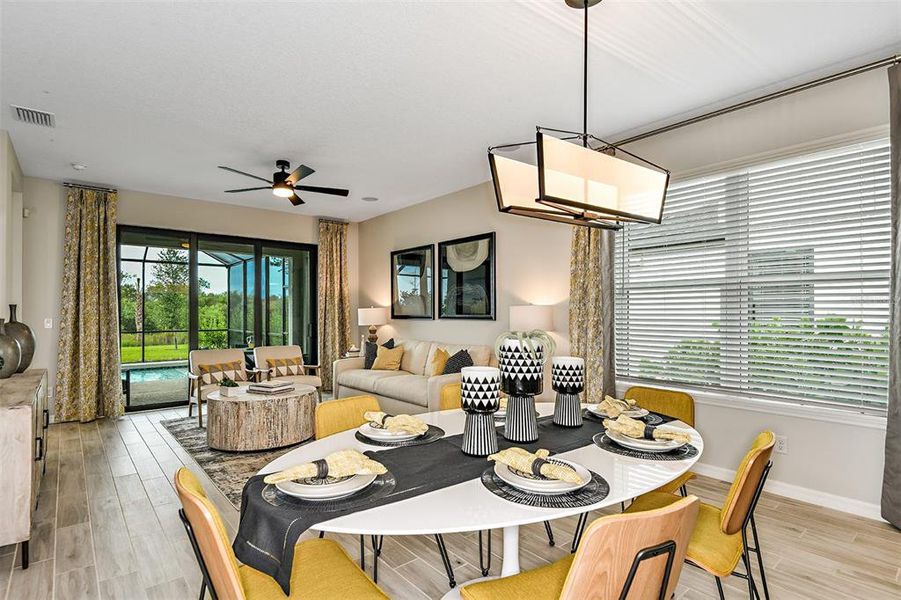 Furnished interior view inside a new home in Indigo Creek, Apollo Beach (Image 17).