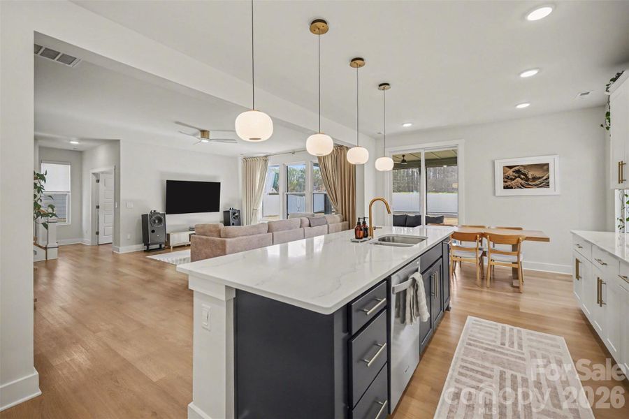 Furnished interior view inside a new home in Enclave at Caldwell, Charlotte (Image 17).