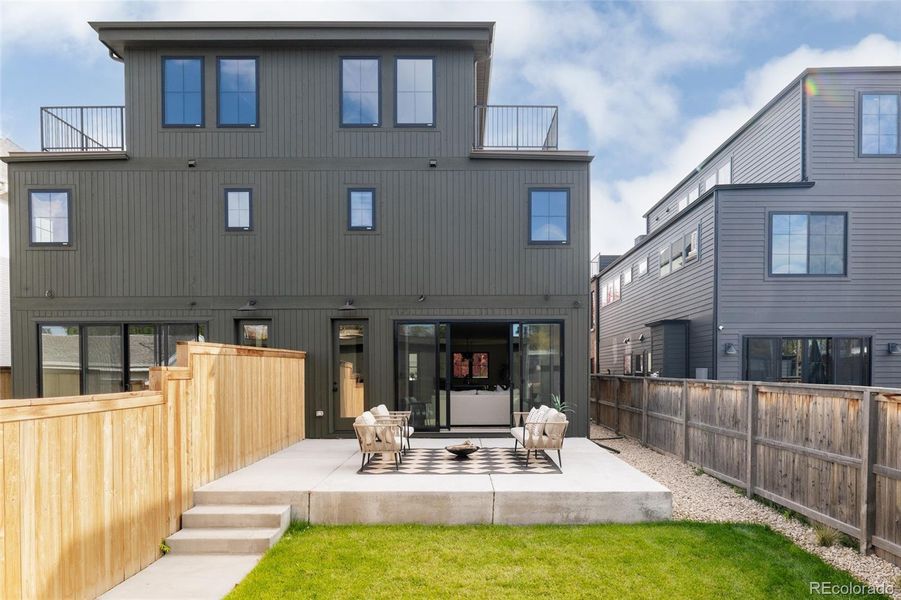 Exterior details and patio area of a home in , Denver (Image 27). Exterior details and patio area of a home in , Denver (Image 27).