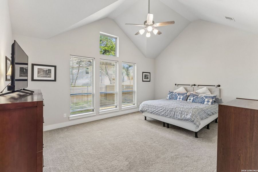 Furnished interior view inside a new home in 6 Creeks, Kyle (Image 13).