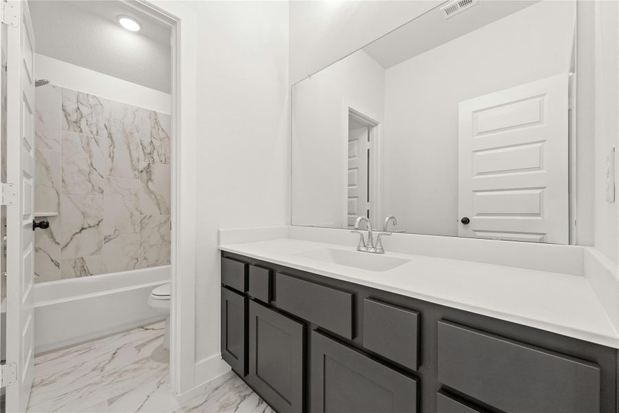 Furnished interior view inside a new home in Austin Point, Richmond (Image 10). Furnished interior view inside a new home in Austin Point, Richmond (Image 10).