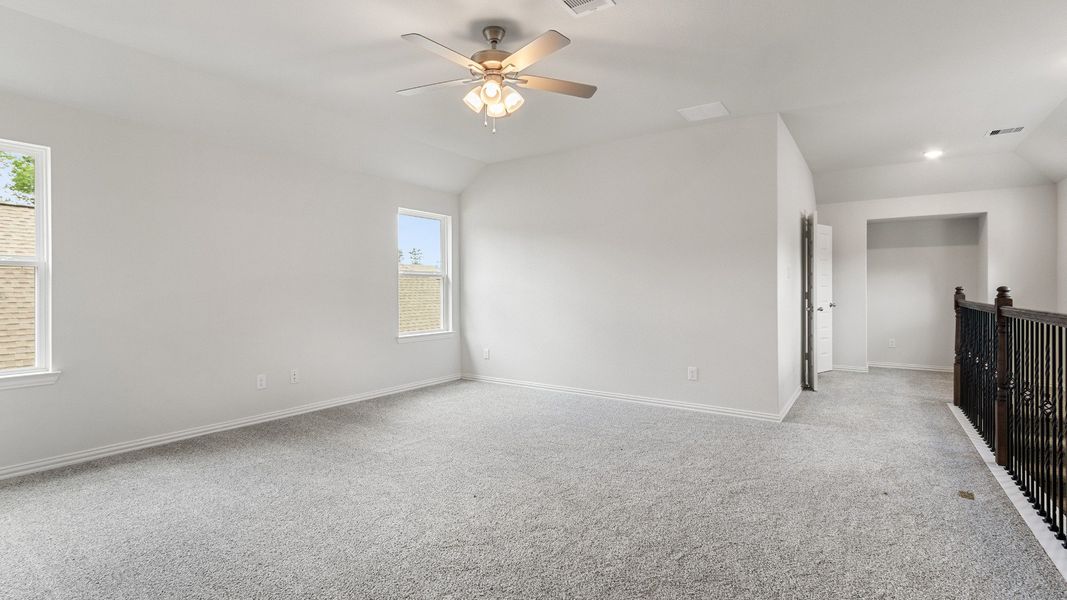 Representative furnished interior of a home built from the Benchmark by Brightland Homes in Bridgeland Creekland Village, Cypress (Image 12).