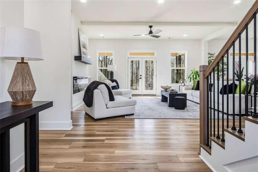 Furnished interior view inside a new home in , Winston (Image 11).